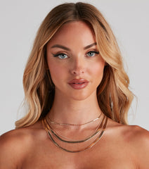 90s Era Layered Necklace