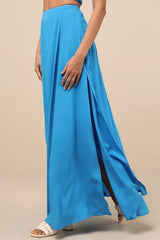 Trancoso Bright Blue Two-Piece Maxi Dress